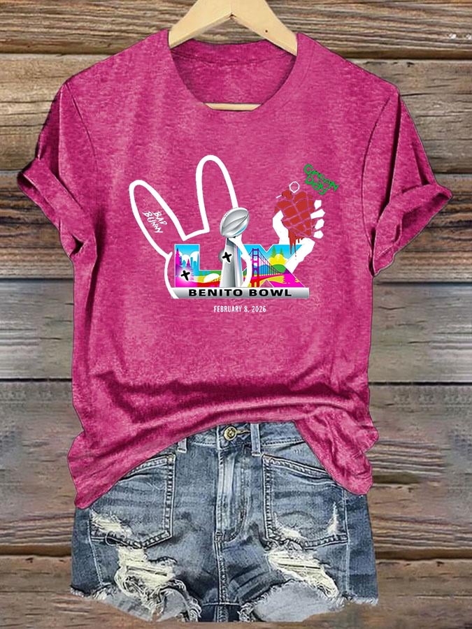Women's Opening And Halftime Shows Print Casual T-shirt