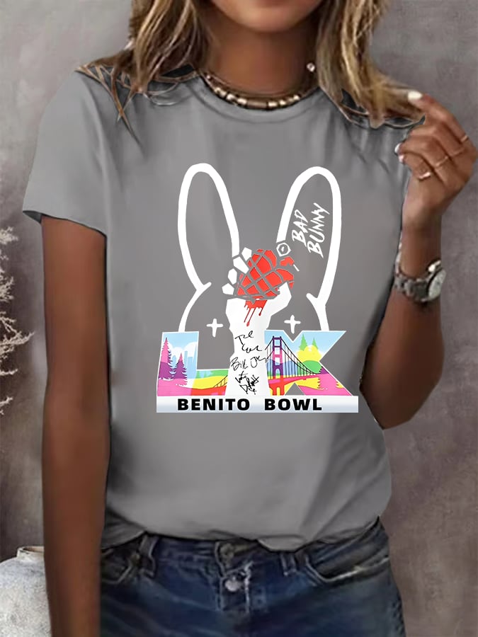 Women's Opening And Halftime Shows Print Casual T-shirt
