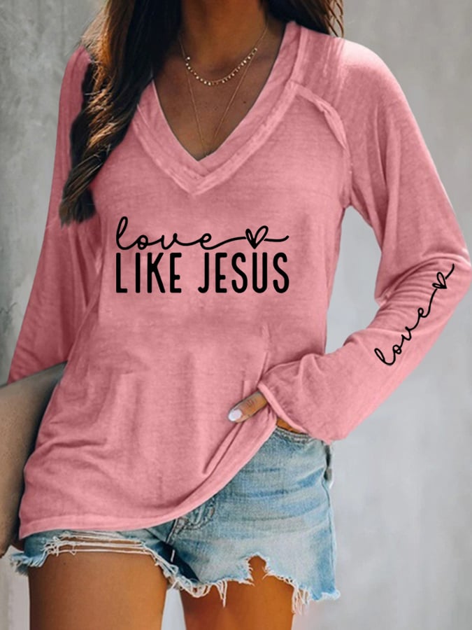 Women's Hearts Print T-Shirt