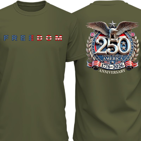 Women's Freedom 250 Years Anniversary T-Shirt