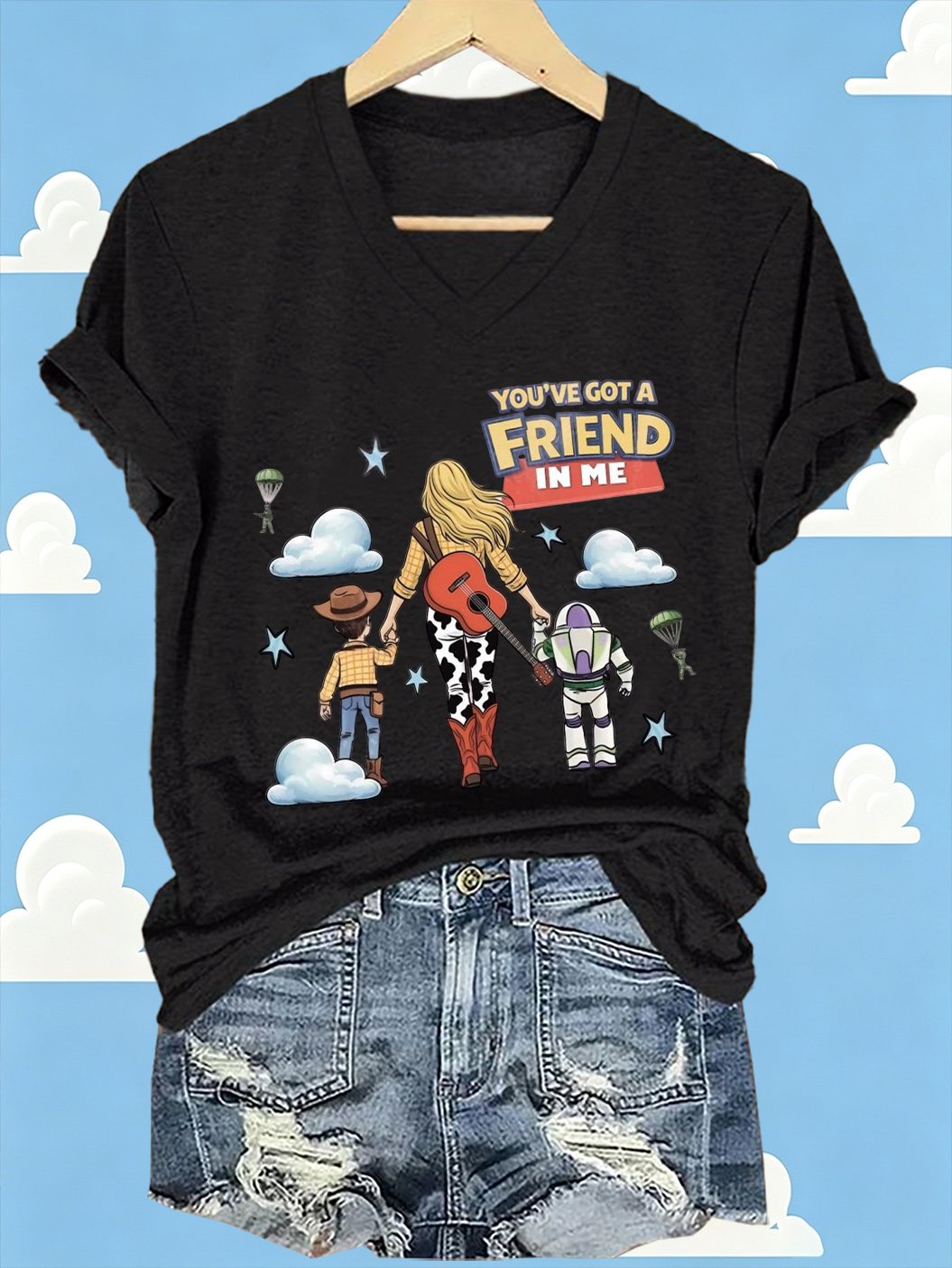 Women's Retro I Knew It Print Casual T-shirt