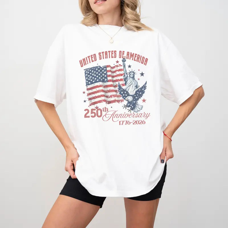 Women's America 250th Anniversary Comfort Colors Shirt