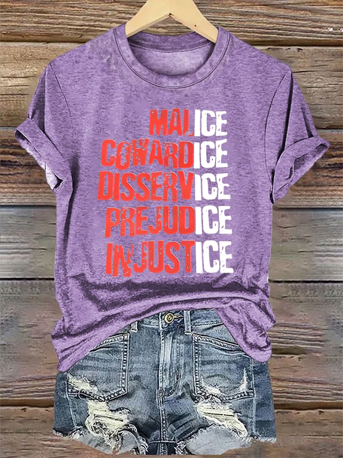 Women's Justice For Her T-Shirt