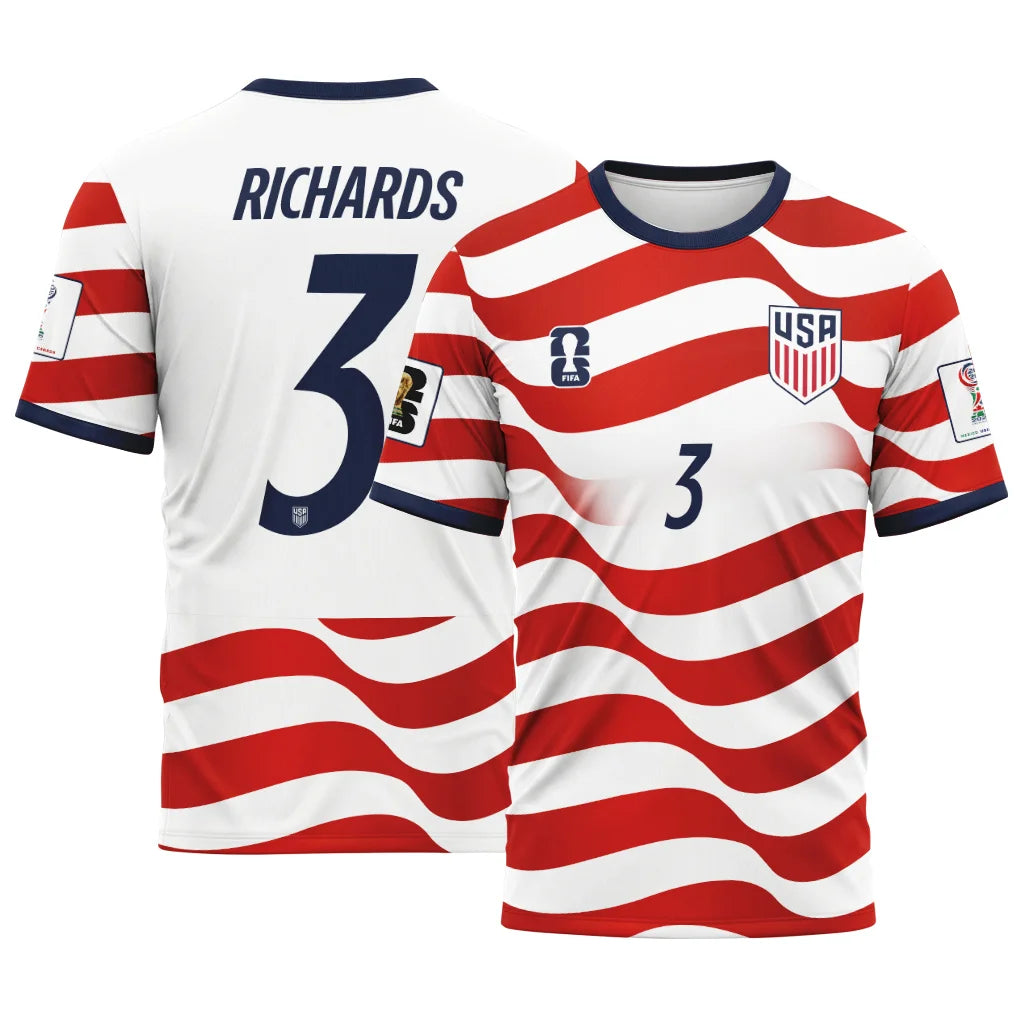 Chris Richard 3 AOP T-Shirt 2026 World Cup USA Home