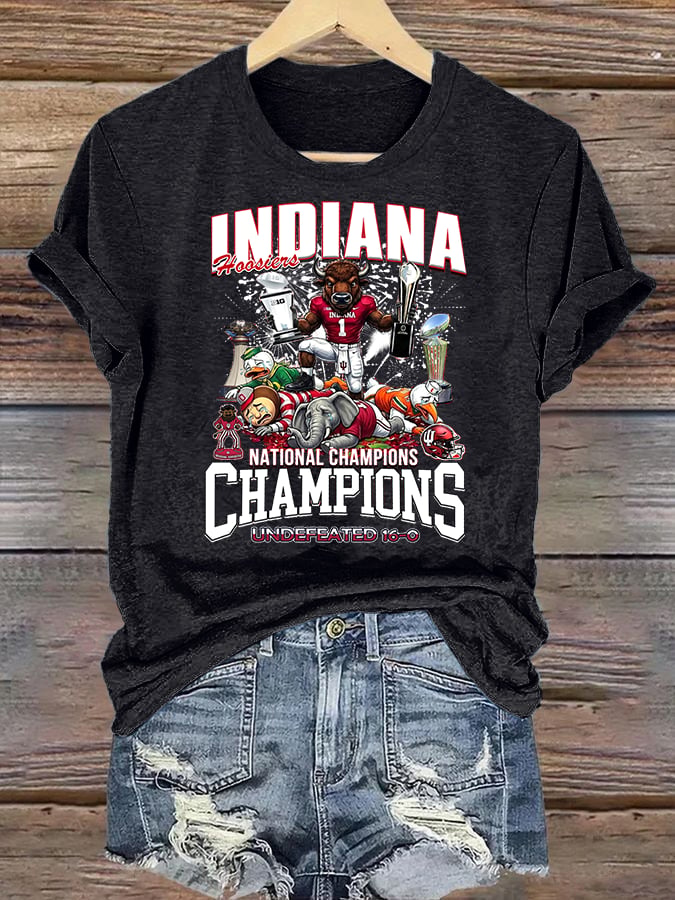 Women's Football Print T-Shirt