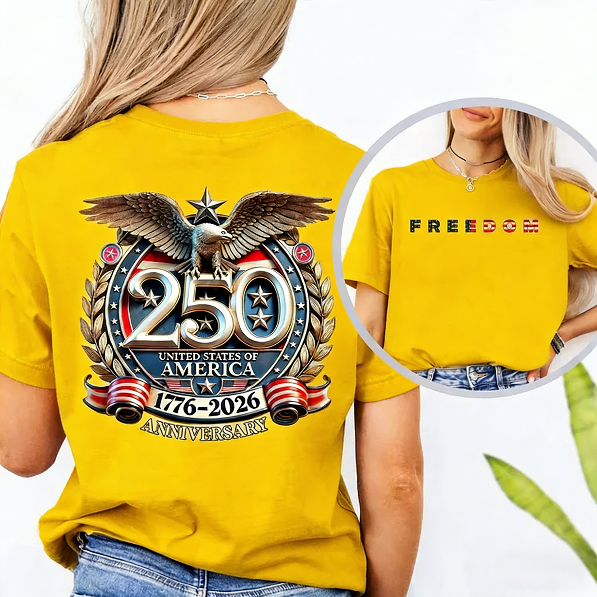 Women's Freedom 250 Years Anniversary T-Shirt