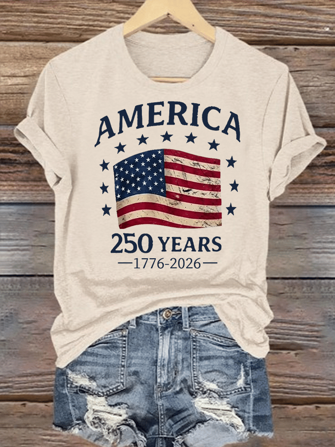 Women's America 250 Print T-Shirt