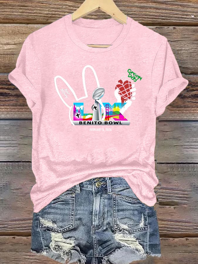 Women's Opening And Halftime Shows Print Casual T-shirt