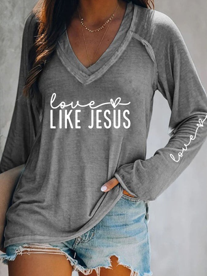 Women's Hearts Print T-Shirt