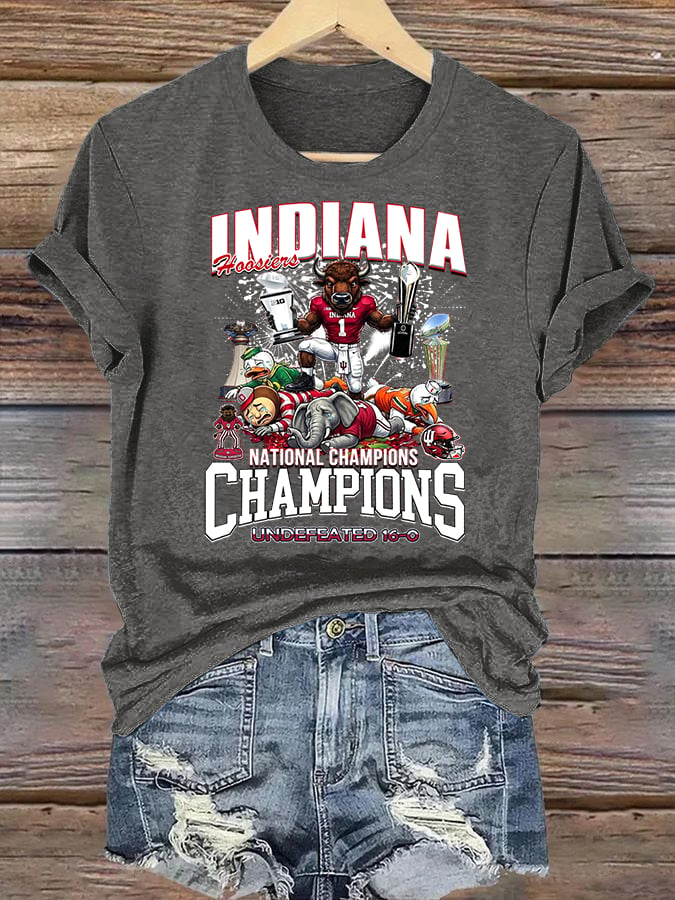 Women's Football Print T-Shirt