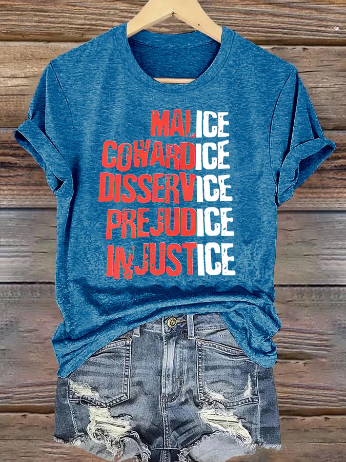 Women's Justice For Her T-Shirt