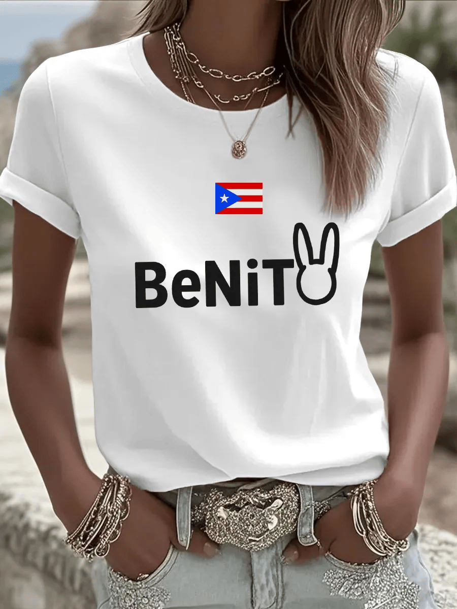 Women's Puerto Rico Print T-shirt