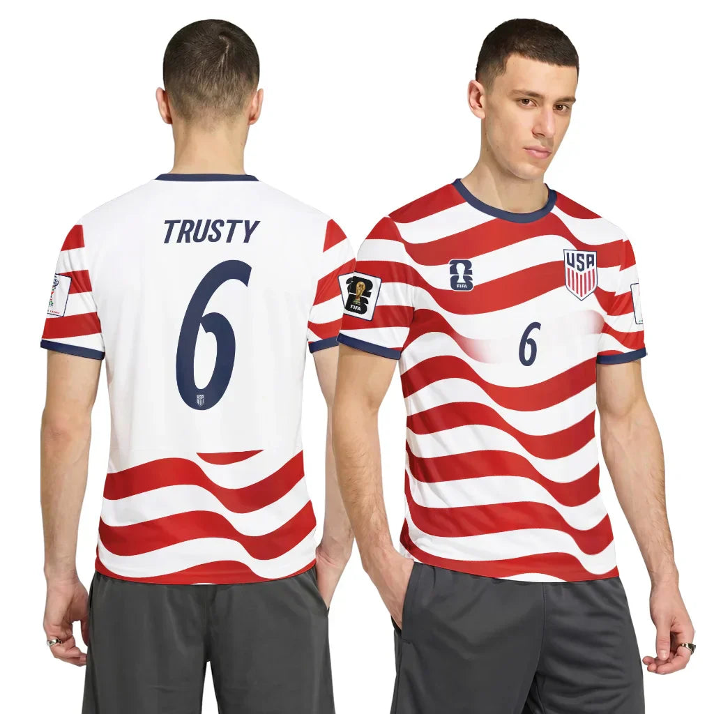 Trusty 6 AOP T-Shirt World Cup USA Home