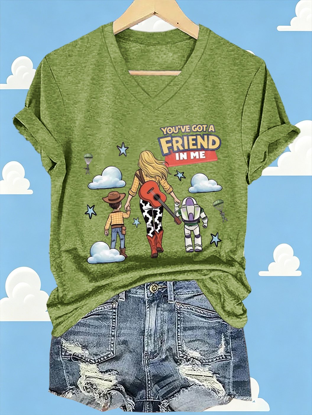Women's Retro I Knew It Print Casual T-shirt