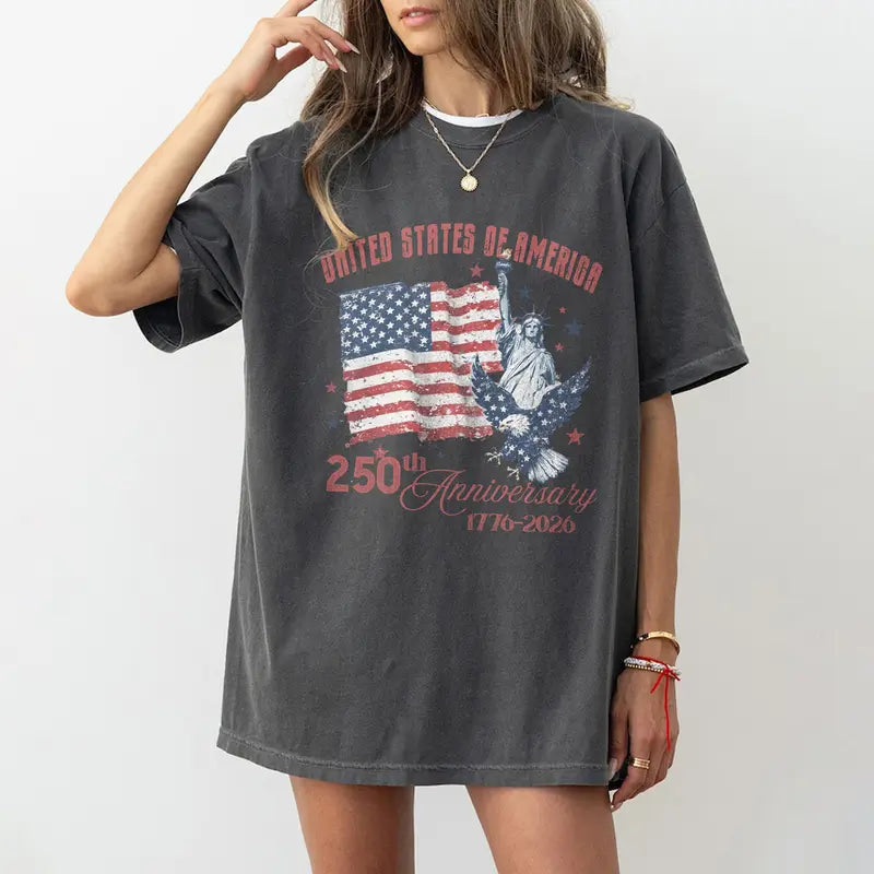 Women's America 250th Anniversary Comfort Colors Shirt