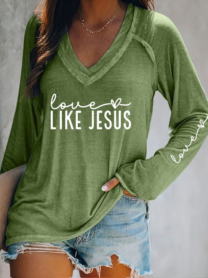 Women's Hearts Print T-Shirt
