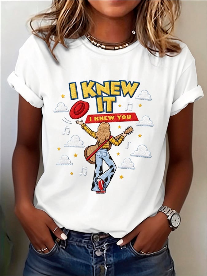 Women's Casual Print Short-Sleeve T-Shirt