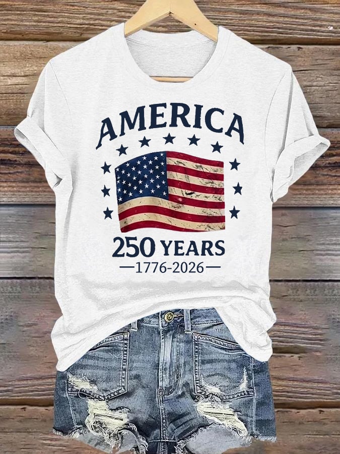 Women's America 250 Print T-Shirt