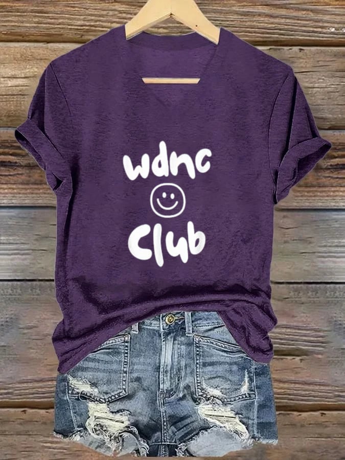 Women's Retro Funny Proud Member Of Club Menopause Perimenopause Print T-Shirt