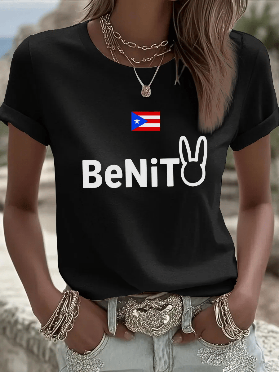 Women's Puerto Rico Print T-shirt