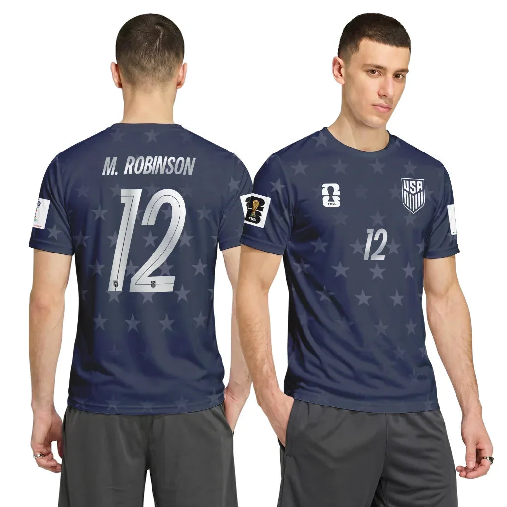 M. Robinson 12 AOP T-Shirt 2026 World Cup USA Away