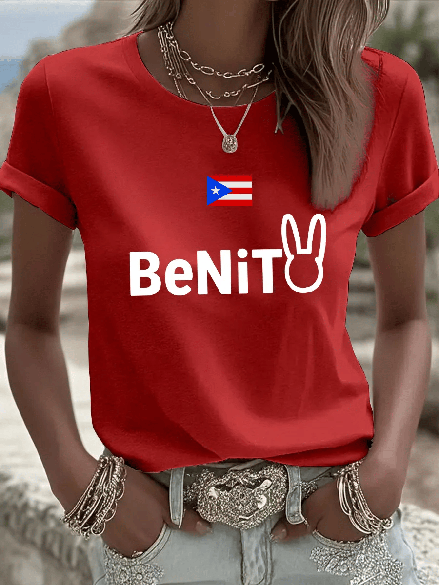 Women's Puerto Rico Print T-shirt