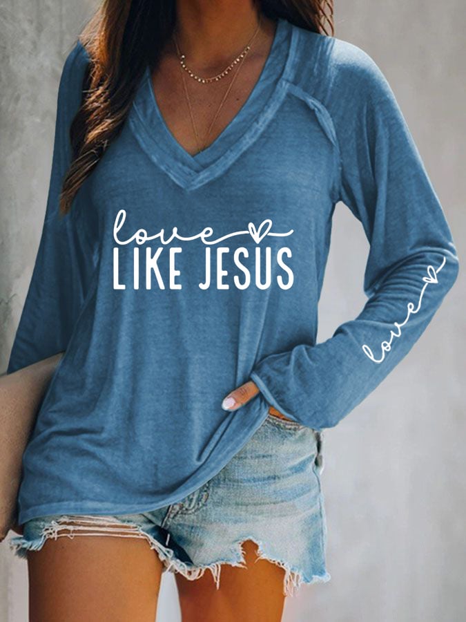 Women's Hearts Print T-Shirt