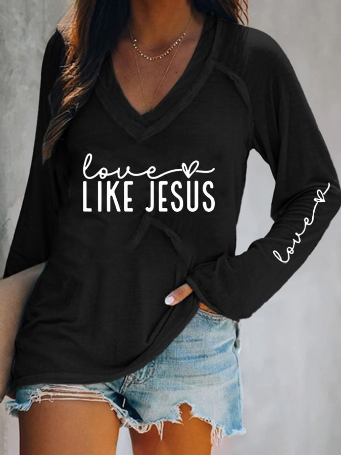 Women's Hearts Print T-Shirt