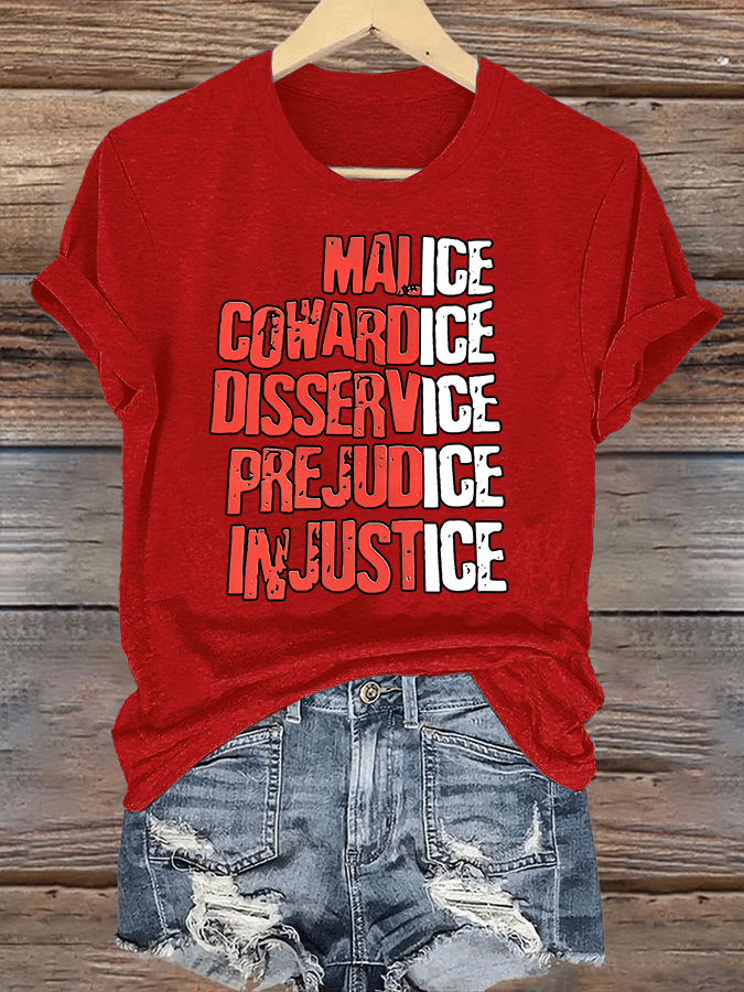 Women's Justice For Her T-Shirt