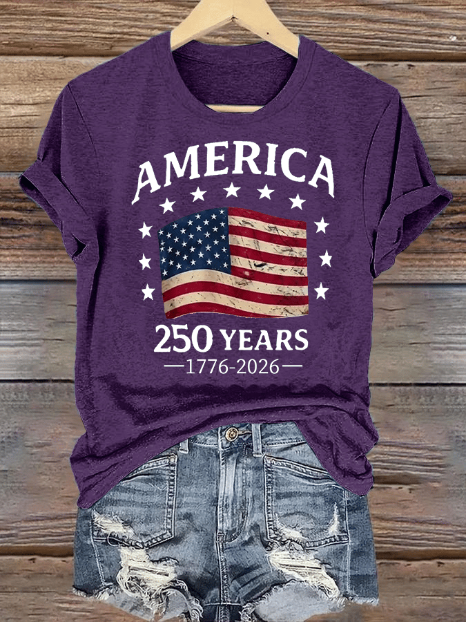 Women's America 250 Print T-Shirt