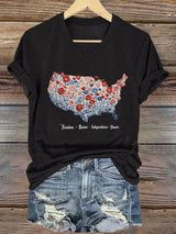 Women's Casual American 250 Commemorative T-shirt