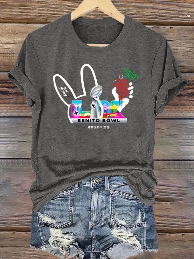Women's  Opening And Halftime Shows Print Casual T-shirt