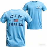 Women's Gulf of America T-Shirt – Patriotic Minimalist USA Flag Graphic Shirt