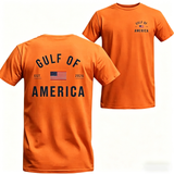 Women's Gulf of America T-Shirt – Patriotic Minimalist USA Flag Graphic Shirt