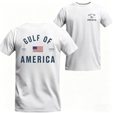 Women's Gulf of America T-Shirt – Patriotic Minimalist USA Flag Graphic Shirt