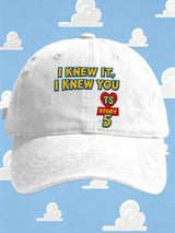 Retro I Knew It Print Baseball Cap