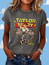 Retro I Knew It Print T-Shirt