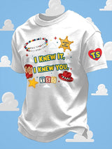 Men's Retro I Knew It Print T-Shirt