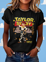 Retro I Knew It Print T-Shirt