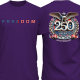 Women's Freedom 250 Years Anniversary  T-Shirt
