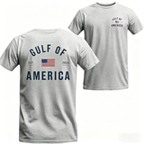 Women's Gulf of America T-Shirt – Patriotic Minimalist USA Flag Graphic Shirt