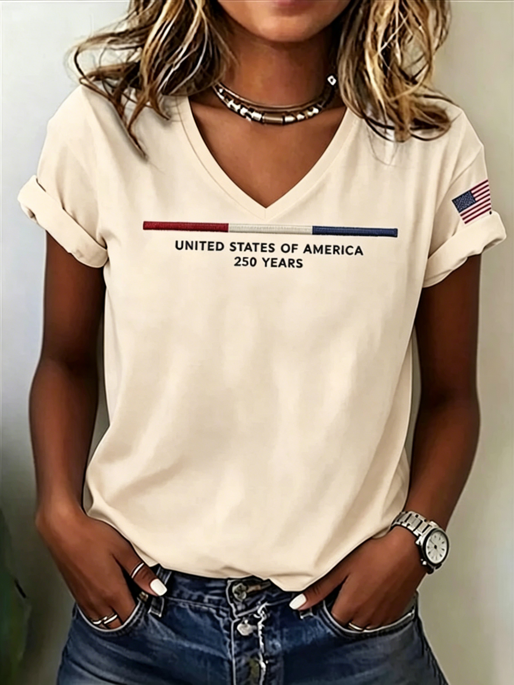 Women's America 250th Anniversary  T-shirt