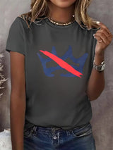 🔥Buy 3 Get 15% Off Women's  America has no kings Printed Casual T-Shirt