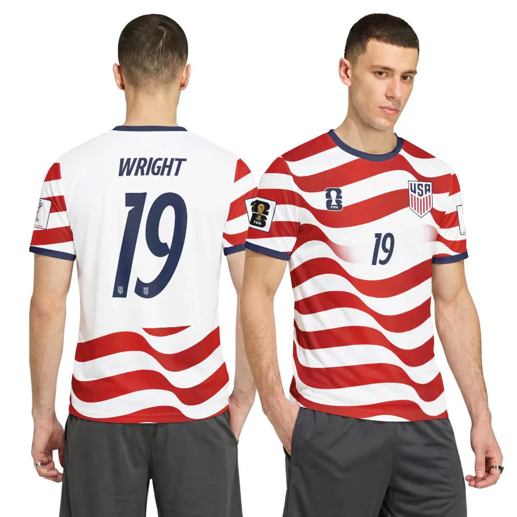 Cardoso 19 AOP T-Shirt World Cup USA Home