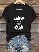 Women's  Retro Funny Proud Member Of Club Menopause Perimenopause Print  T-Shirt