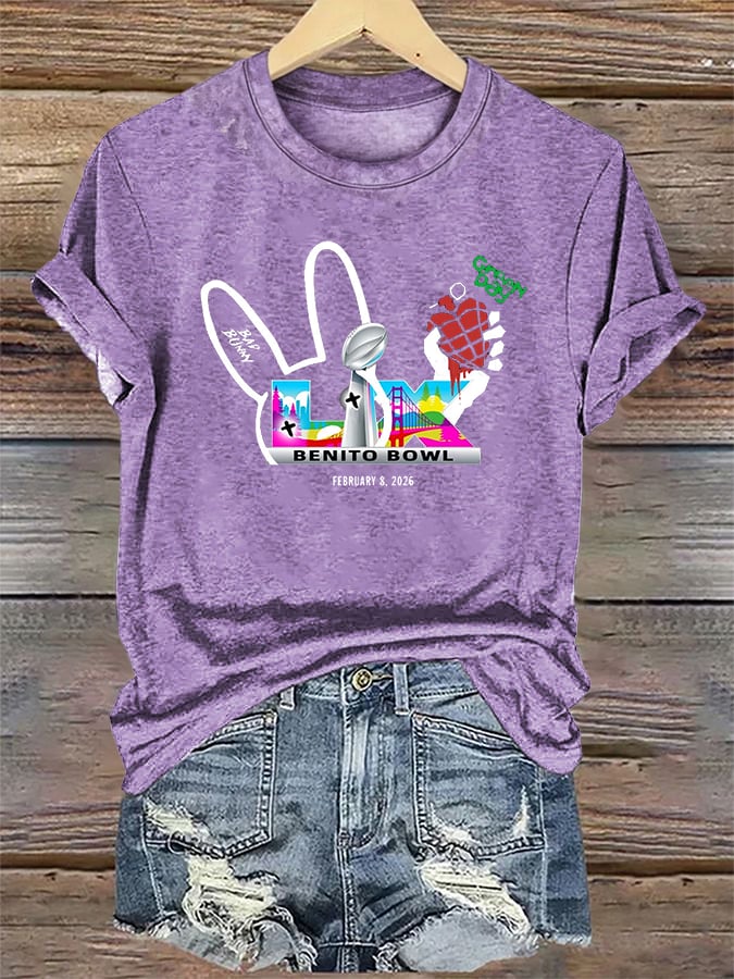 Women's  Opening And Halftime Shows Print Casual T-shirt