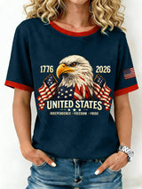 Women's USA 1776-2026 Print T-Shirt