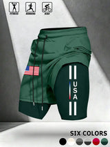 Unisex 2-in-1 Multifunctional Breathable lightweight performance shorts