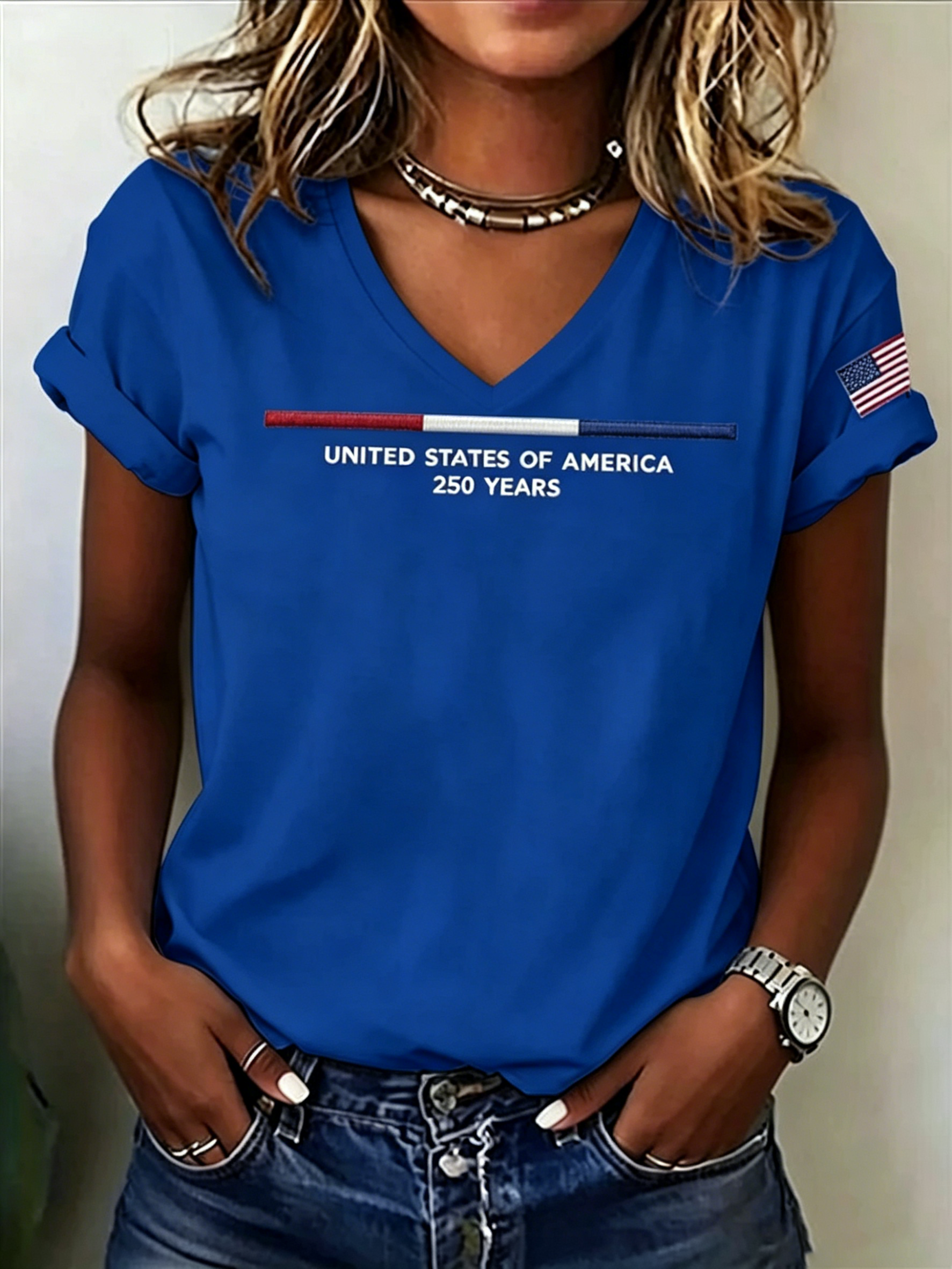 Women's America 250th Anniversary  T-shirt