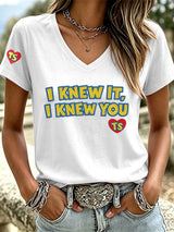 Women's Casual Print Short-Sleeve T-Shirt